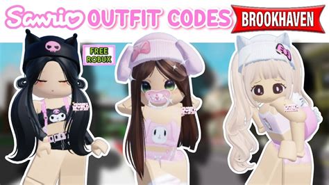 Sanrio Outfit Id Codes For Brookhaven Rp Berry Avenue Bloxburg