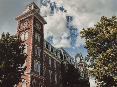 Old Main The University Of Arkansas Rarkansas