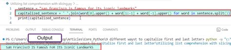 How To Capitalize First And Last Letters Of Each Word In A String In Python [8 Ways] Python Guides