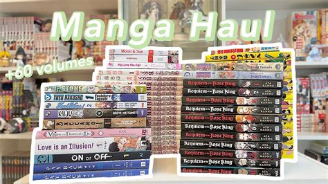 Manga Haul Unboxing October 60 Volumes YouTube