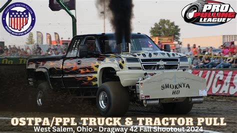 West Salem Ohio OSTPA PPL Truck Tractor Pull 2024 Dragway 42