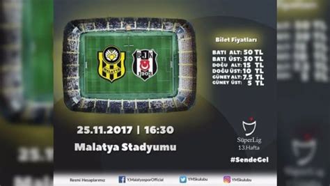 Beşiktaş maçının biletleri satışa çıktı Yeni Malatya Gazetesi