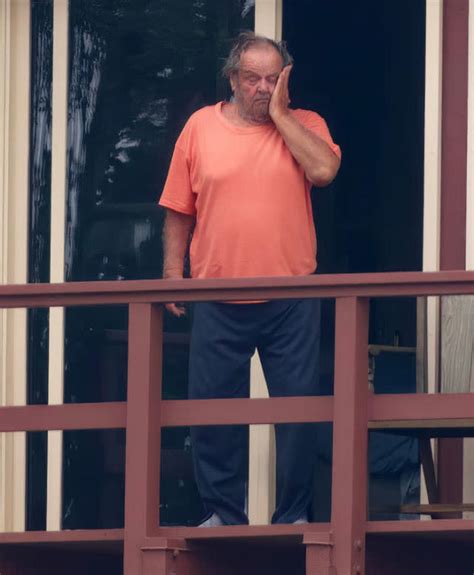 Primeras Im Genes De Jack Nicholson Bastante Deteriorado Tras Casi