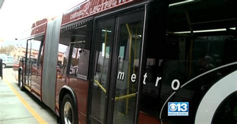 Stockton Gets 6 New Low Emission Buses Cbs Sacramento