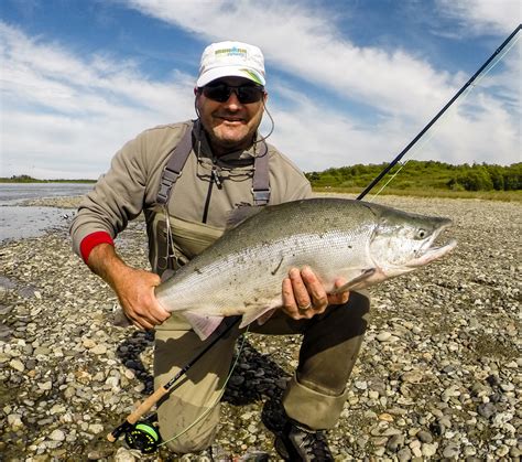 Alaska Wild Sockeye Red Salmon Fly Fishing Trips No See Um Lodge