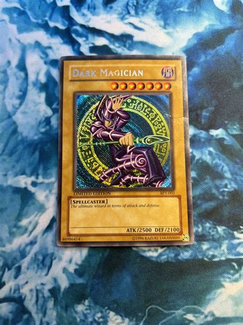 Yugioh Dark Magician Bpt Secret Rare Limited Edition Reverse Foil