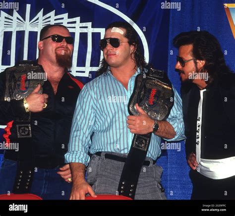 Jim Neidhart Bret Hart Jimmy Hart 1987 Photo By John Barrett/PHOTOlink ...