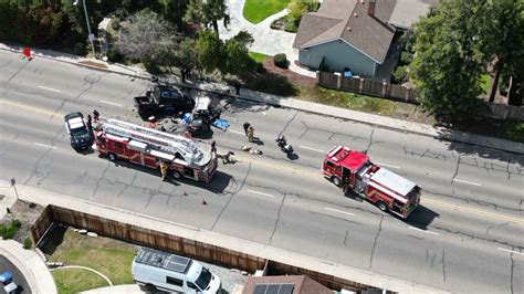 Two Dead After Truck Veers Into Oncoming Traffic In Visalia