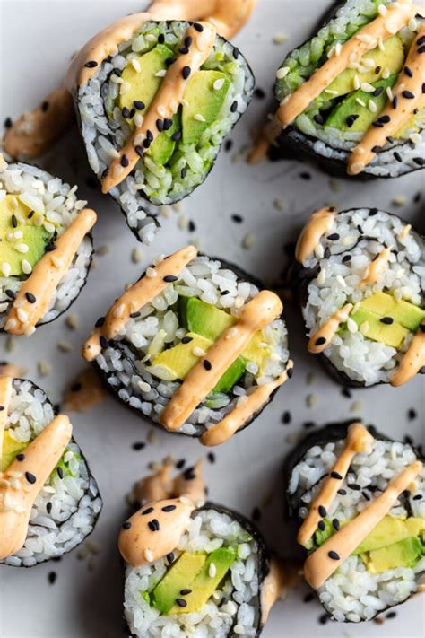 Avocado Roll Sushi Food With Feeling