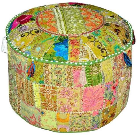 Pin On Indian Poufs Ottoman Bean Bag Furniture