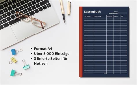 Kassenbuch Einnahmen Ausgaben Buch Zum Eintragen F R Kleinunternehmer