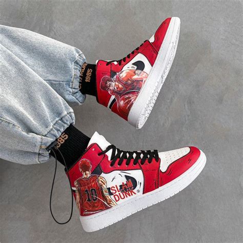 Slam Dunk Hanamichi Sakuragi High Top Shoes / Sneakers – AnimeGo Store