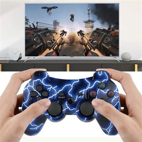 Для PS3 контроллер беспроводной двойной шок Bluetooth геймпад игровой ...