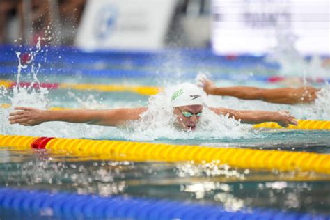 Championnats De France De Natation L On Marchand Et Les Nageurs De