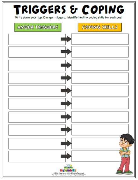 Mental Health Triggers Worksheet - Ivuyteq