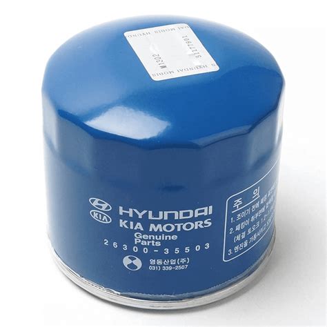 Hyundai Genuine Oil Filter Spin On Loyal Parts