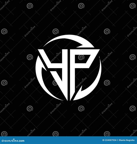 YP Logo Monogram Design Template Stock Vector Illustration Of