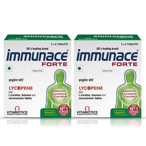 Immunace Forte Tablets Pack Of Amazon In Health Personal Care