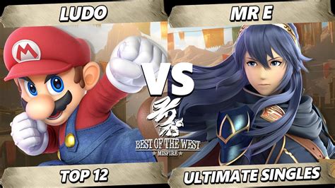 Best Of The West II Mr E Lucina Vs Ludo Mario Smash Ultimate