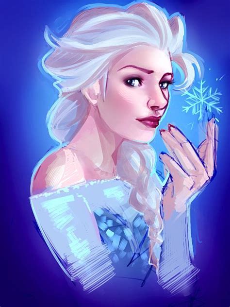 Queen Elsa Frozen Princess Illustration