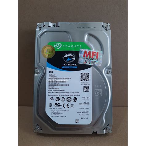 Jual HDD CCTV Seagate Skyhawk 4TB MFI Ori Shopee Indonesia