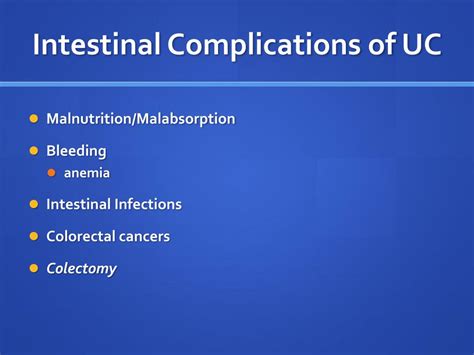 Ppt Complications Of Ulcerative Colitis Powerpoint Presentation Free