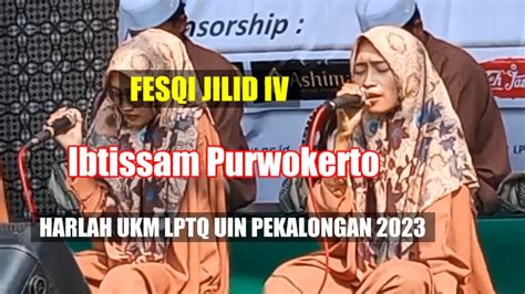 IBTISSAM PURWOKERTO FESTIVAL AL BANJARI FESQI JILID 4 DALAM RANGKA