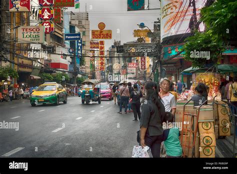 Bangkok Asia Asian Chinatown Yaowarat Culture Hi Res Stock Photography