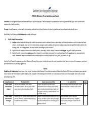 PHE 101 Milestone Three Guidelines And Rubric Pdf PHE 101 Milestone