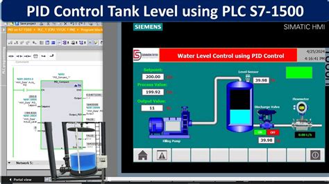 Pid Control Tank Level Using Plc S In Tia Portal V And Factory