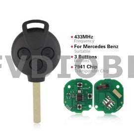 Fvdi Abrites Commander Factory Remote Key For Mercedes Smart Button