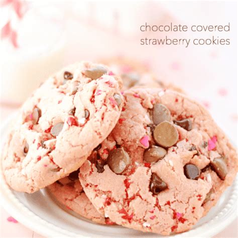 Chocolate Covered Strawberry Cookies Recipe Something Swanky