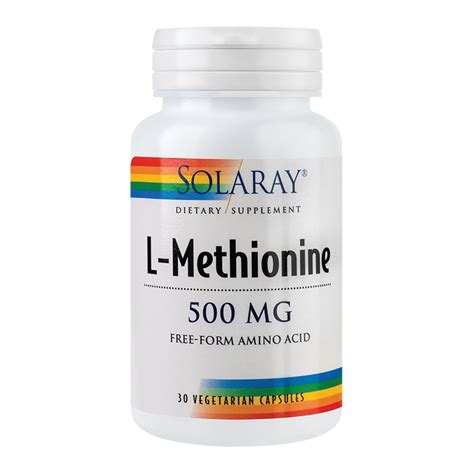 Dr Max L Methionine 500mg Solaray 30 Capsule Secom Sivy Ro