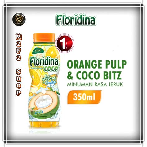 Floridina Orange Coco Minuman Rasa Jeruk Kelapa 350 Ml Kemasan Satuan