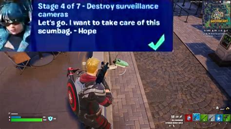 Destroy Surveillance Cameras Fortnite YouTube