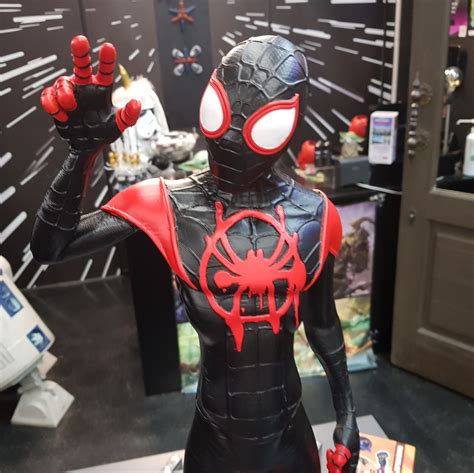 Miles Morales Spider Man 3D Printed Statue The Dark Carnival