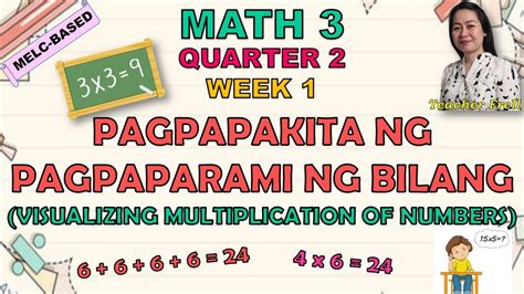 Math Quarter Week Melc Based Pagpapakita Ng Pagpaparami Ng