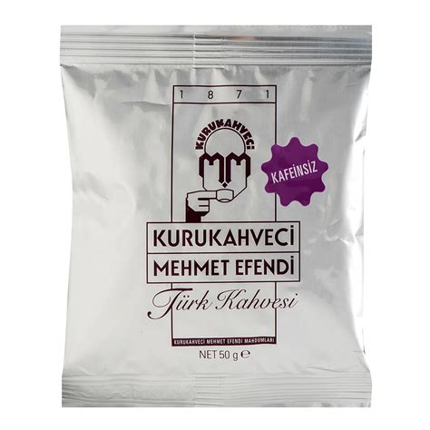 Kurukahveci Mehmet Efendi Kafeinsiz T Rk Kahvesi G Migros