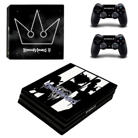 Kingdom Hearts 3 PS4 Pro Skin Sticker For Sony PlayStation 4 Pro