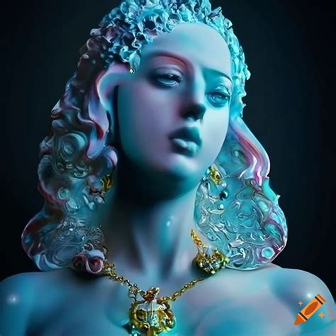 Sculpture With Intricate Details And Vivid Colors