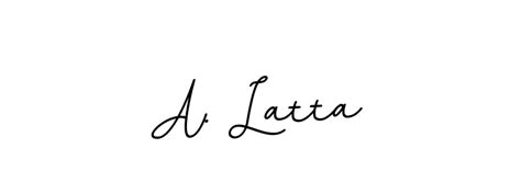 92 A Latta Name Signature Style Ideas Superb Online Signature