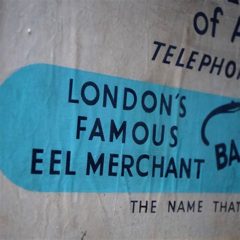 Rare Lithograph Barneys Of Aldgate Jellied Eels Advertising Sign At