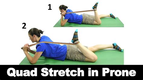 Quad Stretch In Prone Ask Doctor Jo Youtube