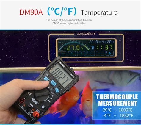 Mestek Digital Multimeter Auto Smart Range T RMS DC AC Voltage Current