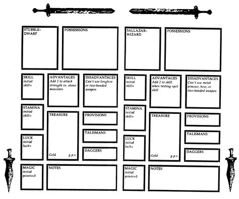 Series Fighting Fantasy 1982 1995 Puffin Demians Gamebook Web Page