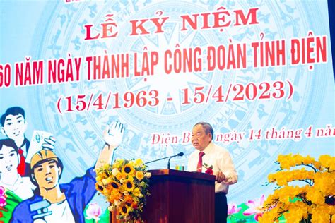 BÀI PHÁT BIỂU CỦA ĐỒNG CHÍ TRẦN NGỌC HÙNG NGUYÊN CHỦ TỊCH LĐLĐ TỈNH