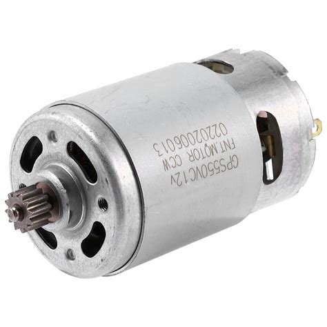 RS550 12V DC Motor DIY Kit With Two Speed 12 Teeth And High Gearbox For