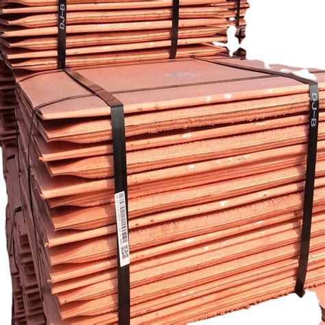 99 97 High Purity Copper Cathode Copper Sheet 4x8 Copper Plate C10100