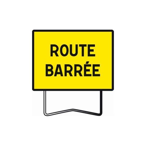 Panneau De Signalisation KC1 T1 ROUTE BARREE Samse Fr