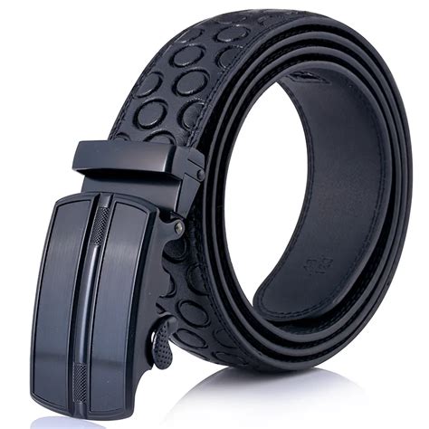 Designer Leather Strap Male Belt Automatic Buckle Belts For Men Girdle